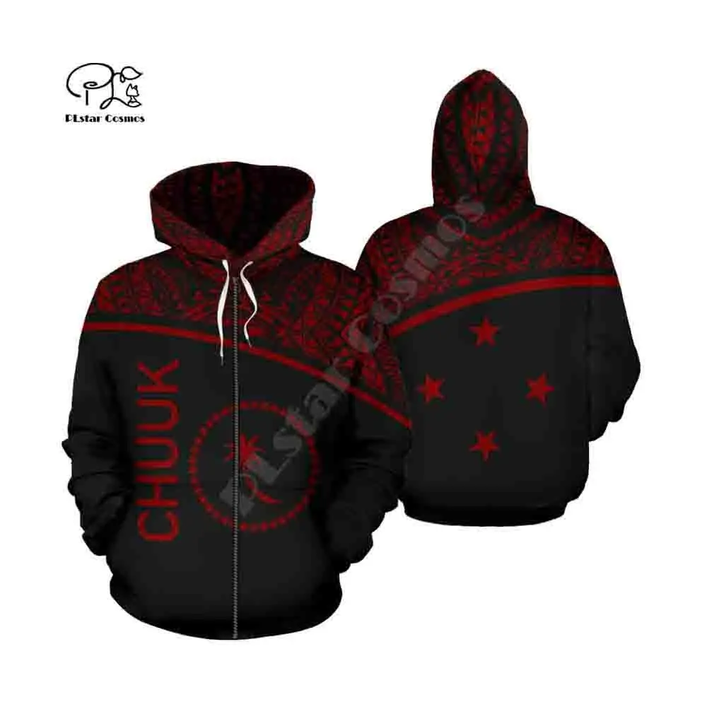 

PLstar Cosmos 3DPrint Tribal Chuuk Polynesian Tropical Flowers Hibiscus Tattoos Harajuku Streetwear Funny Unisex Zip Hoodies-a4