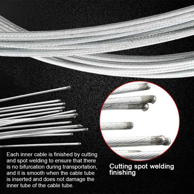 

MTB Mountain Road Bike Bicycle Brake Cable Gear Front Rear Brake Gear Cable Shift Set Tube Kits Inner Outer Cycling Accessories