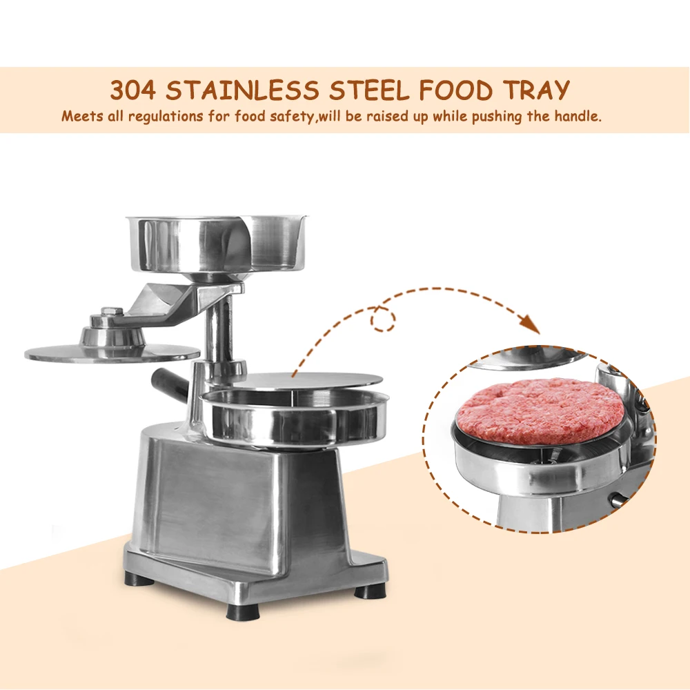 Ручная машина для приготовления гамбургеров 150 мм нарезки кухни/коммерческий