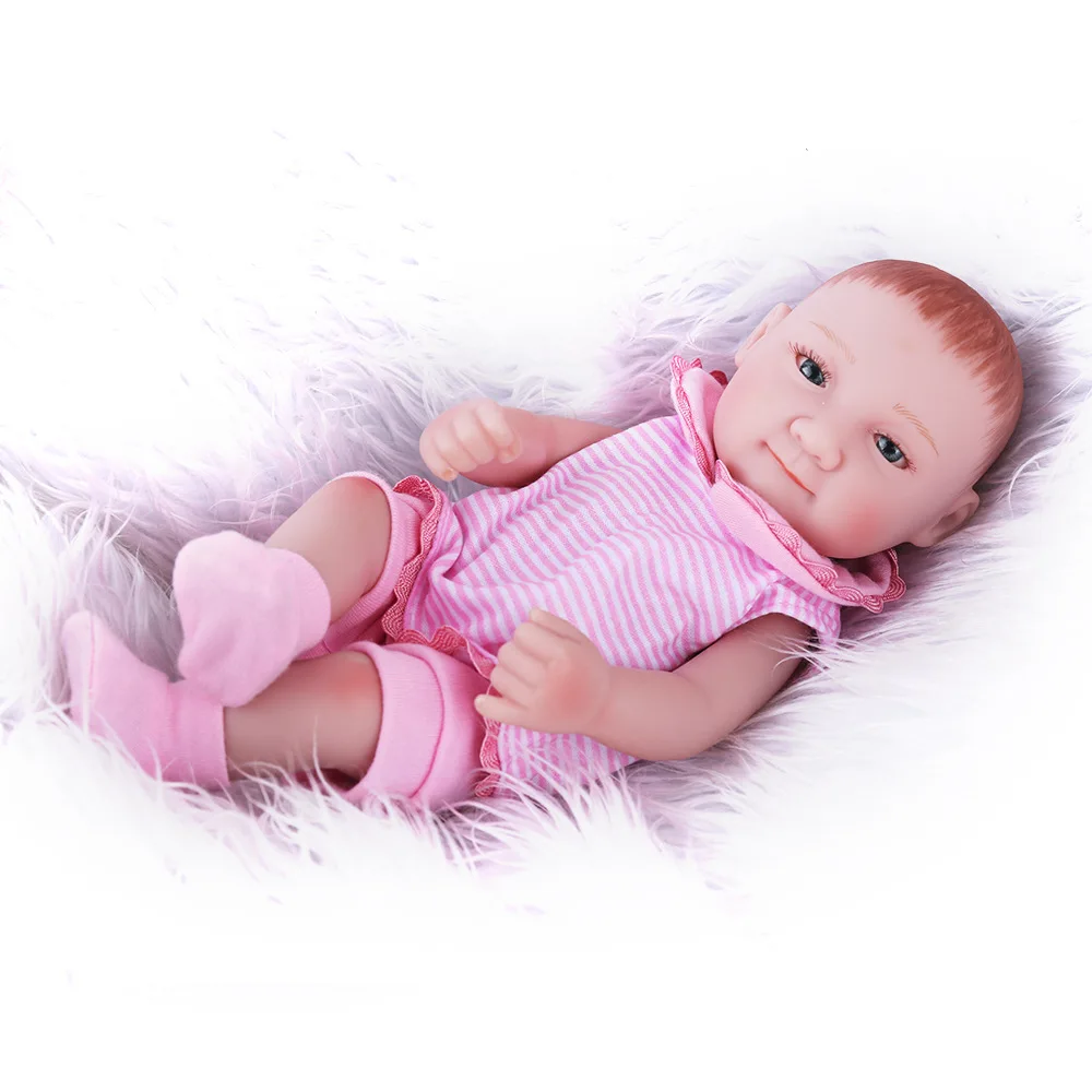 

Reborn Baby Dolls Girl 38cm Full Body Vinyl Realistic NewbornBebe Dolls with Clothes and Toy Accessories Gift for Kids