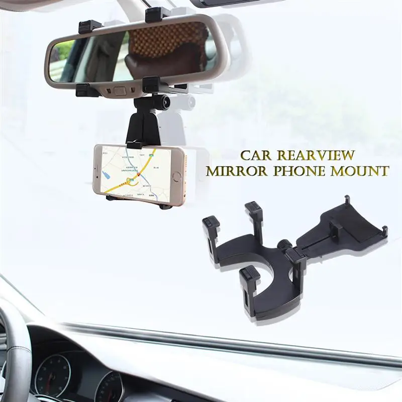 

Cell Phone Car Mount Review Mirror Phone Holder Cradle Stand for GPS
