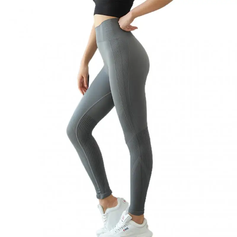 

Женские облегающие брюки для йоги с высокой талией и бедра, девять брюк, брюки для бега и фитнеса, спортивные брюки для бега, леггинсы для спо...