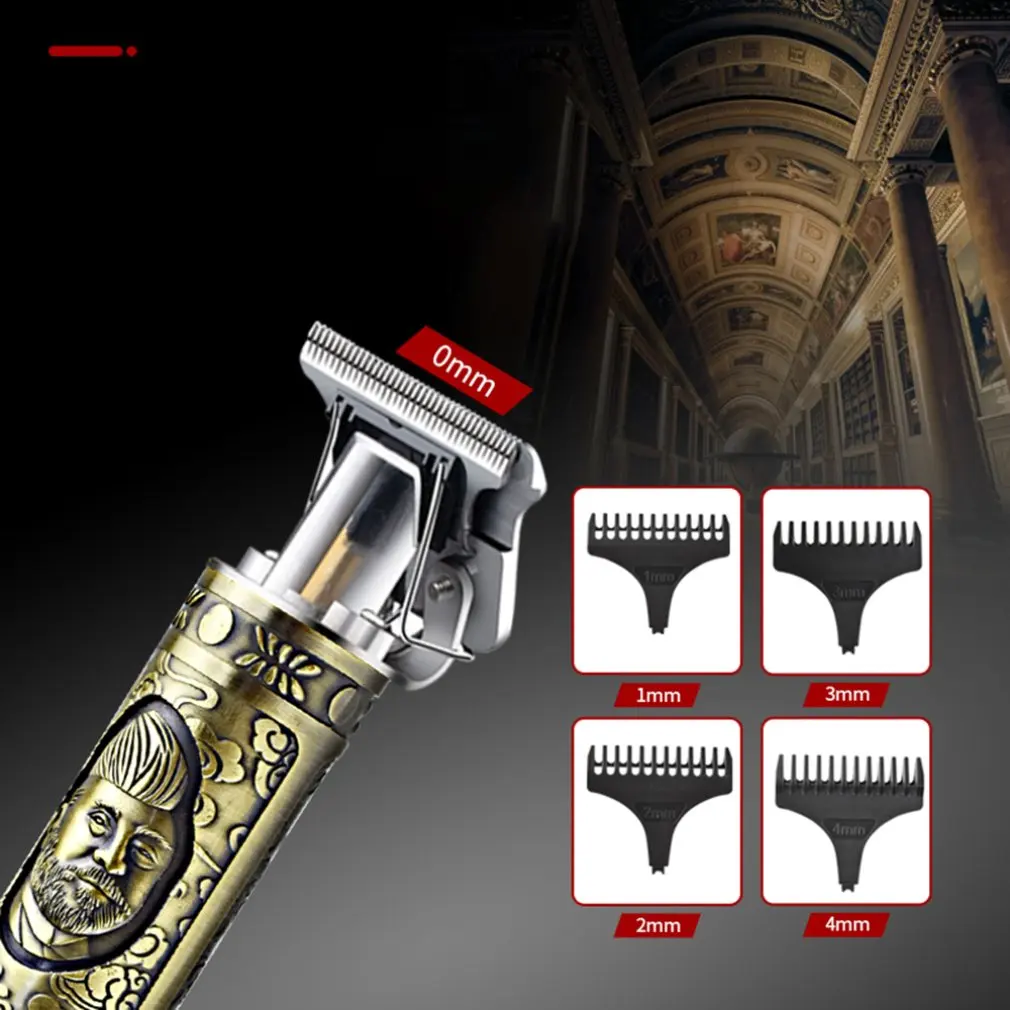 

2011 USB T9 Hair Clipper Professional Electric hair trimmer Barber Shaver Trimmer Beard 0mm Men Hair Cutting Machine for men