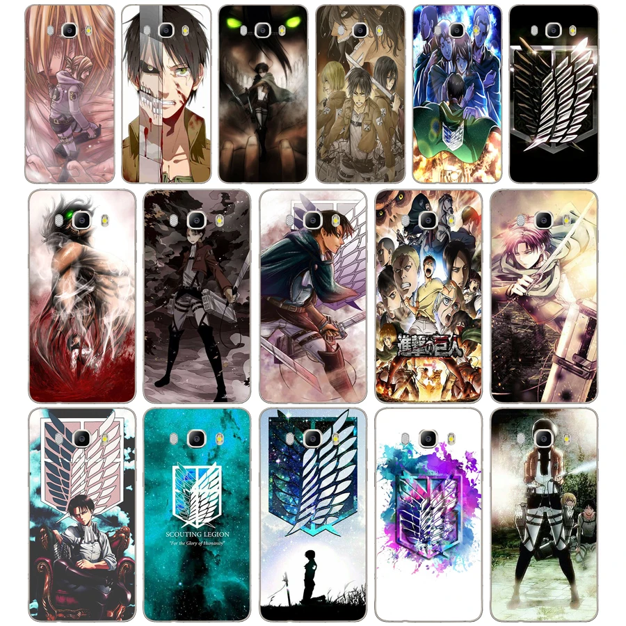 13DD аниме японский атака на Титанов Мягкий силиконовый чехол для Samsung Galaxy a3 a5 2017 A6 A8