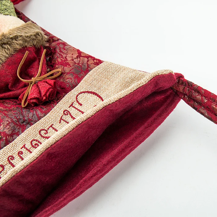 Рождественская Фигурка Санта снеговик чулки Подарочная сумка Рождественские