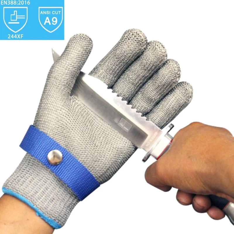 

1 шт., рыболовные перчатки из нержавеющей стали, с защитой от порезов