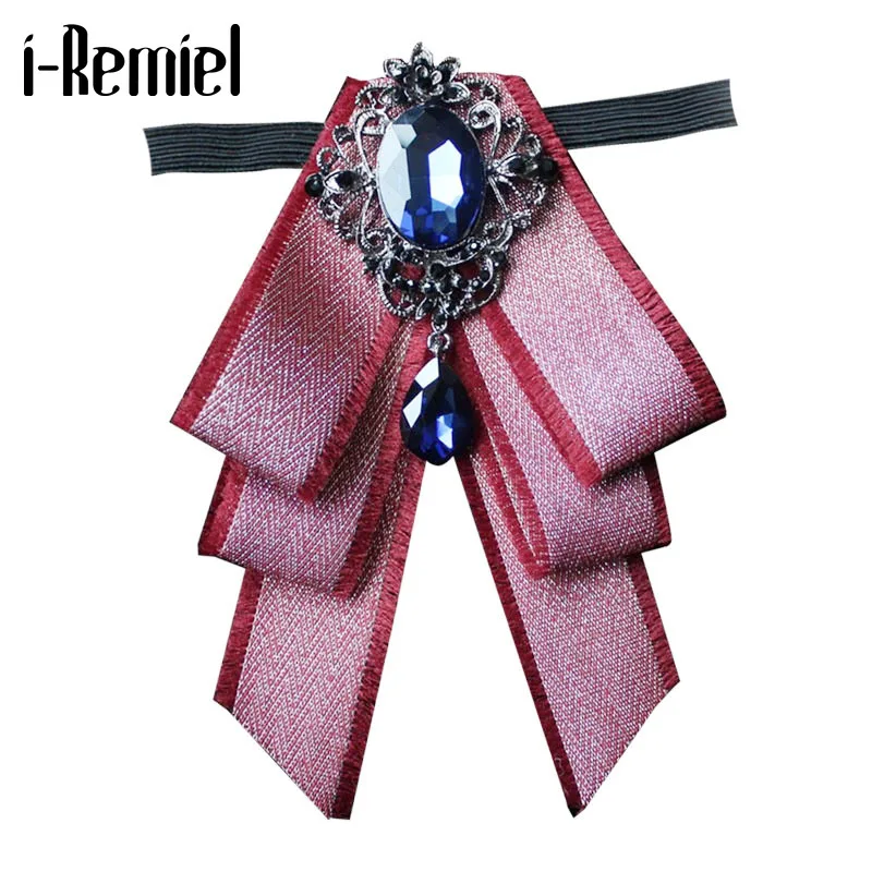 Высококачественная брошь бант галстук бабочка нагрудный воротник булавки со