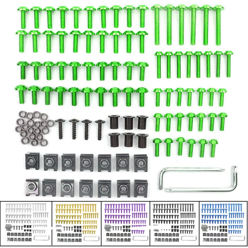 

For KAWASAKI Z250 Z300 Z400 Z650 Z750 Z800 Z900 Z900RS Z1000 Z1000SX Motorcycle Custom Fairing Screw Bolt Windscreen Screws