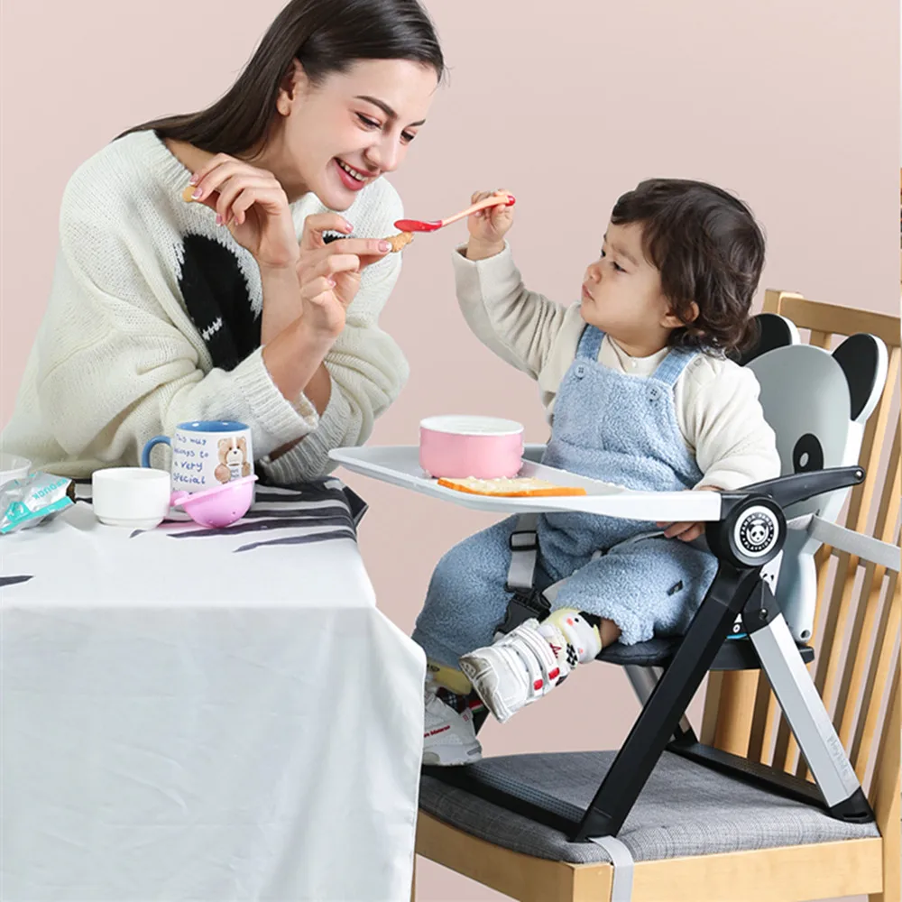 구매 접이식 어린이 높은 의자 식사 휴대용 아기 식사 의자, 부스터 어린이 의자 부스터 좌석