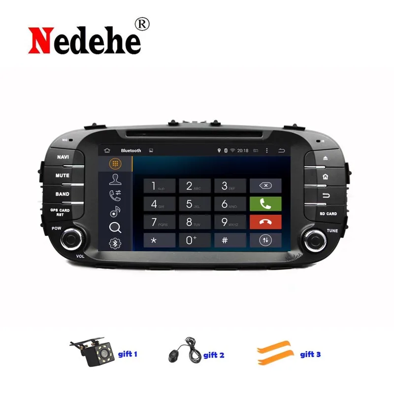Восьмиядерный 4G RAM Android 9 0 автомобильный dvd плеер для KIA Soul 2014 2018 DVD GPS навигатор