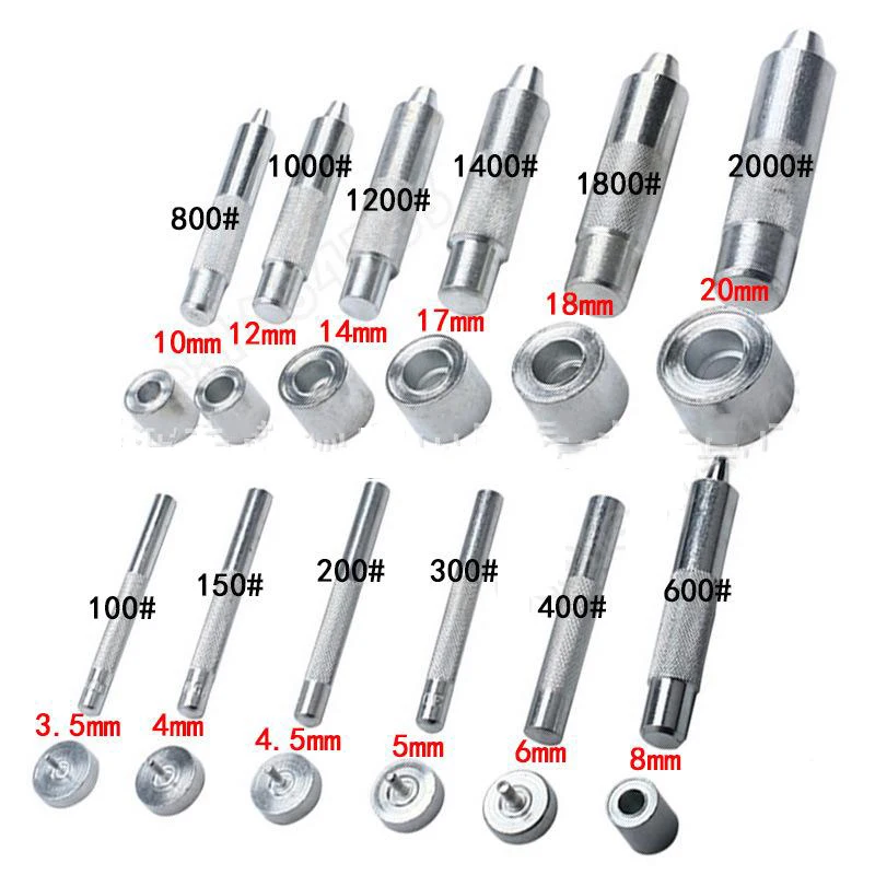 Инструменты для пробивки отверстий 1 шт. набор заклепок кнопки штампованная
