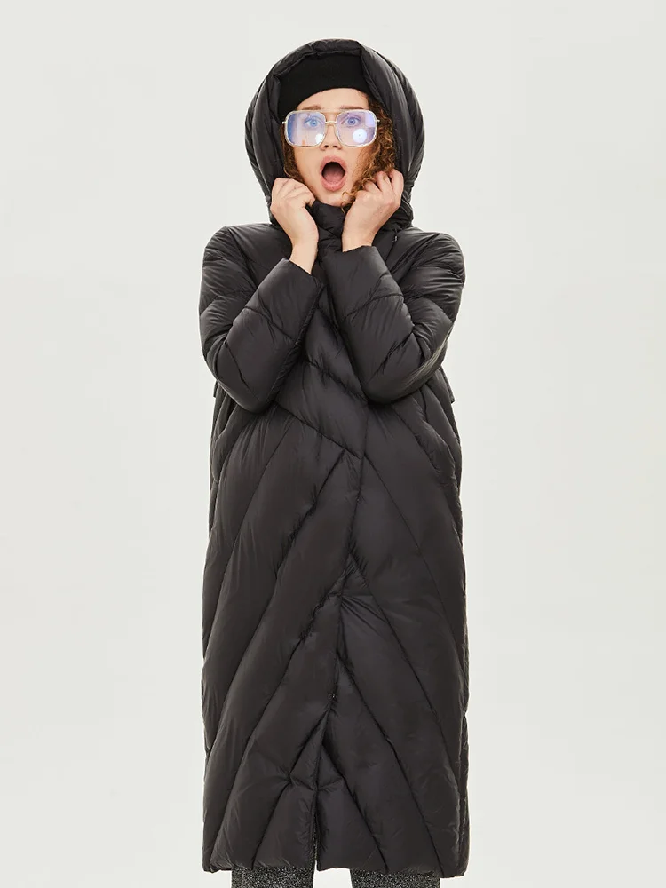

Puffer Parka Brand Women White Duck Down Jacket Outerwear Coats Winter Female Long Ultra Light Warm Cotton Clothes AA1906313