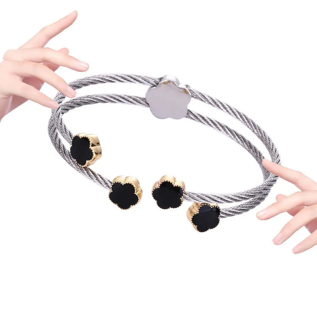 Женский браслет из нержавеющей стали A43 темпераментные ювелирные изделия