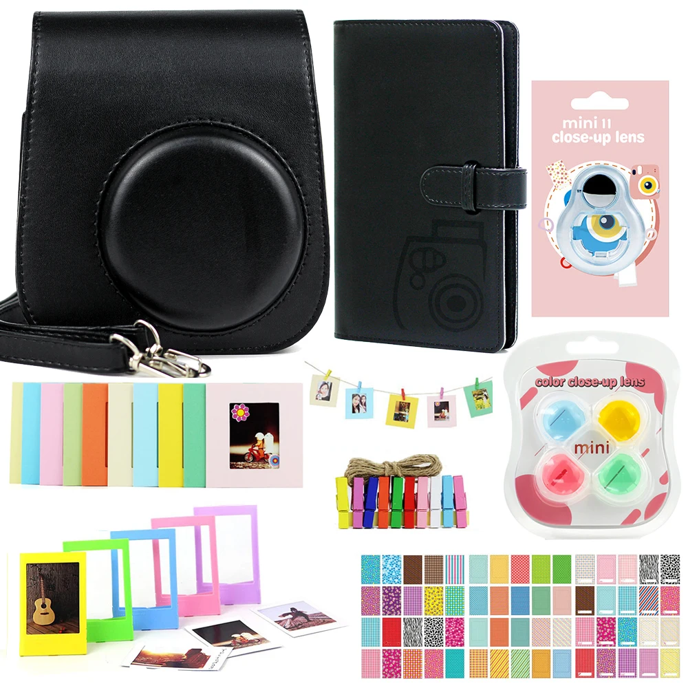 Набор аксессуаров для фотоаппарата Fujifilm Instax Mini 11 сумка на плечо чехол карманный