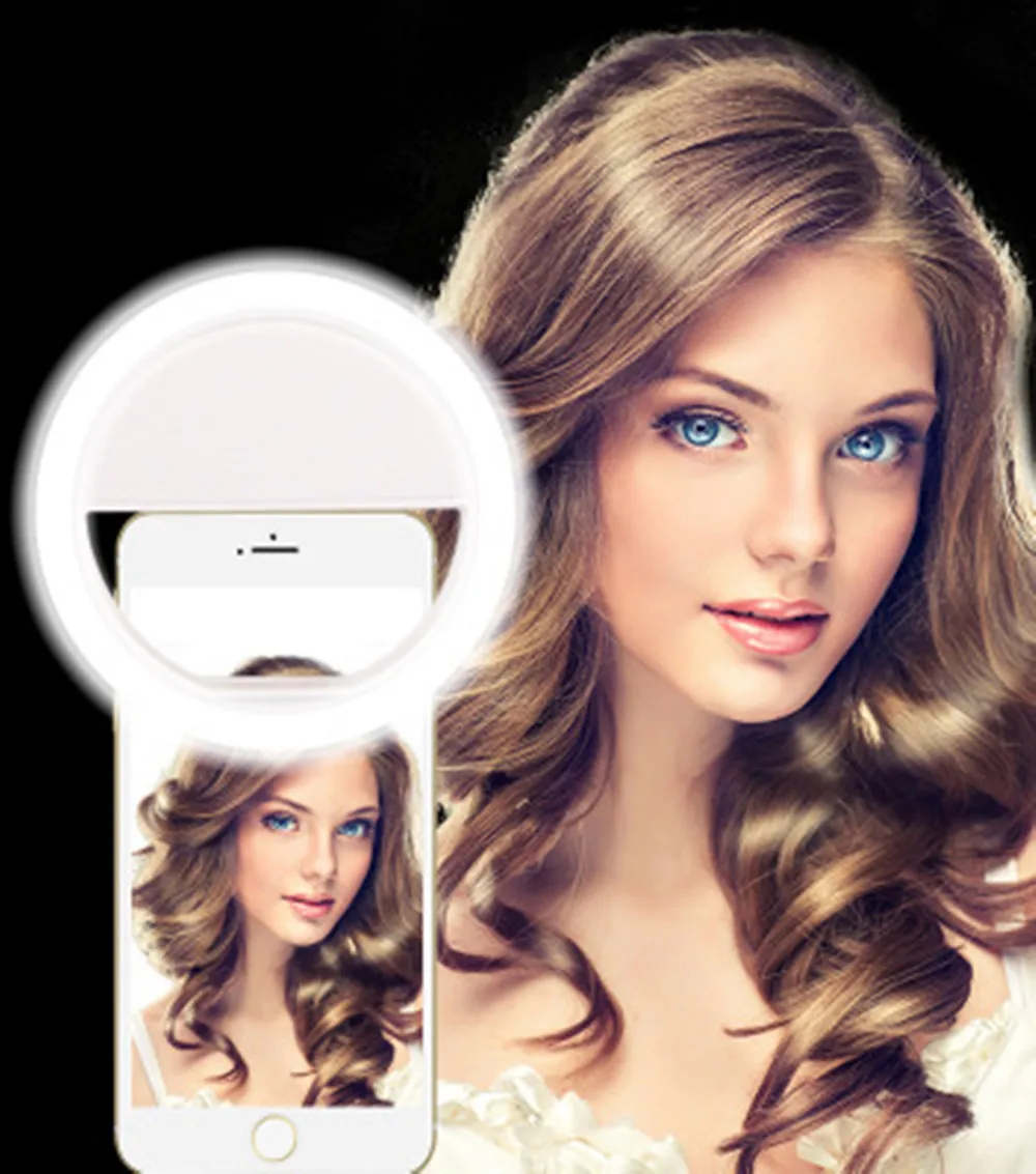 JRGK beaty Selfie Ring Light вспышка для камеры телефон фото повышающий светодиодный свет Xiaomi