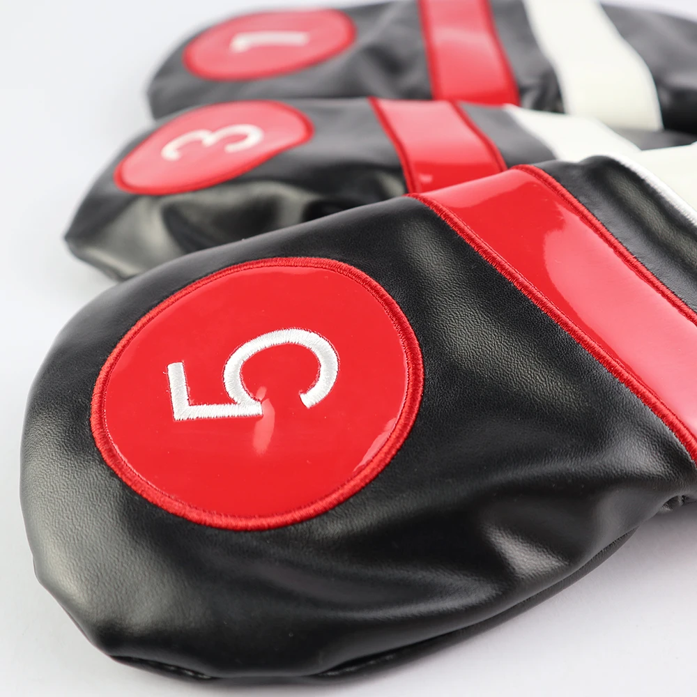 Чехол для головки клюшки гольфа Чехлы леса 1 3 5 Драйвер Фарватер ПУ