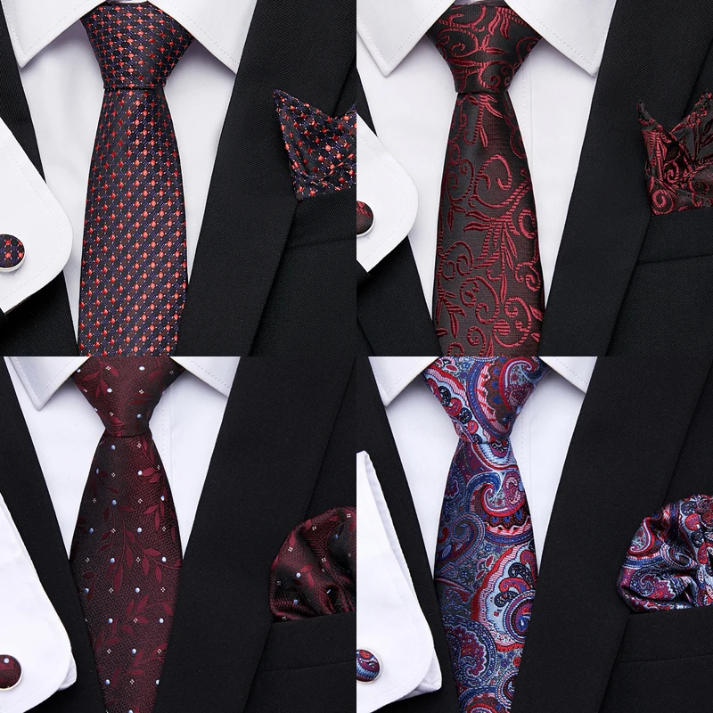 

2021 New Design Mix Colors High Grade 7.5 cm Classic Necktie Set Tie Suit Accessories Abraham Lincoln's birthday Fit Business