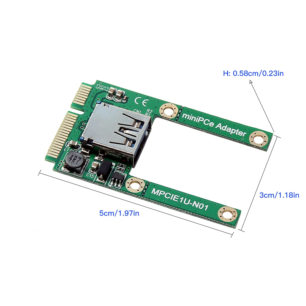 Mini PCI E к USB 2 0 адаптер карты Express поддерживает полную и полу высоту размера|Платы