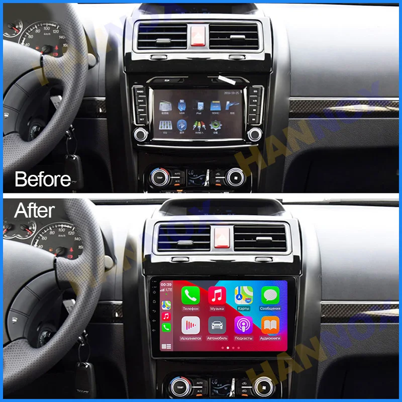 

9 дюймов Android 10,0 автомобиль радио для Защитные чехлы для сидений, сшитые специально для Great Wall Haval Hover H5 2013-2018 Автомобильный мультимедийный про...