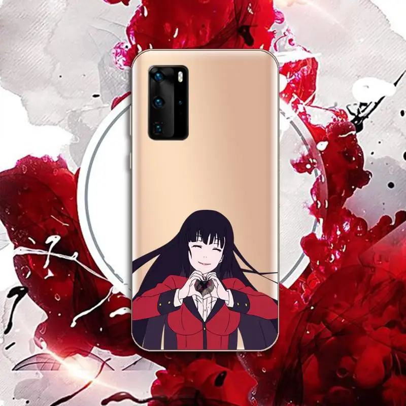 

Kakegurui Jabami Yumeko Phone Case Transparent for Huawei P honor 8 10i 20 30 40 smart 2019