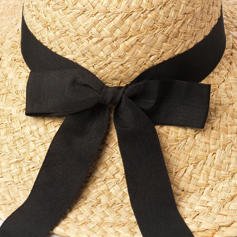 2020 простая Складная широкоугольная Гибкая соломенная шляпа с раффией от солнца