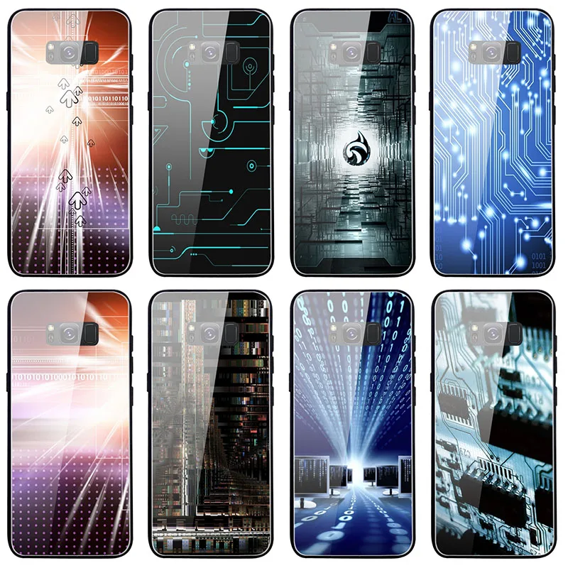 Чехол из закаленного стекла для Samsung Galaxy A10 A20 A40 A50 A70 A80 A51 A71 M10 M20 M30 A6 A8 Plus