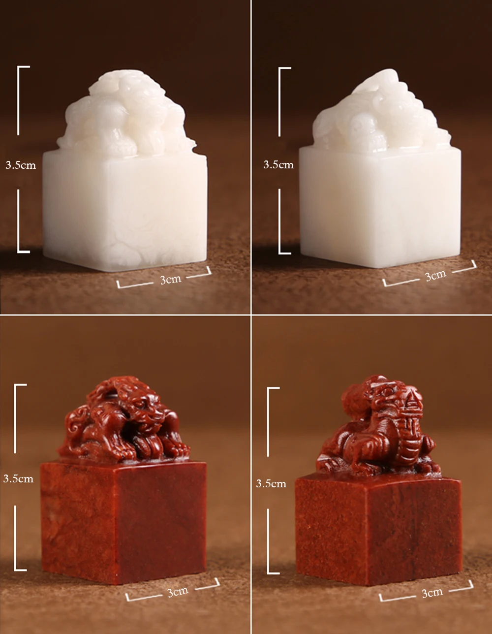 Древней китайской зверей смелый солдат дизайн личное имя штамп династии Имя для