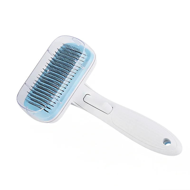 

2021 NEW High Quality Pet Products Pet Comb for Dogs Grooming Toll Automatic Hair Brush Remover Dog Cat Comb