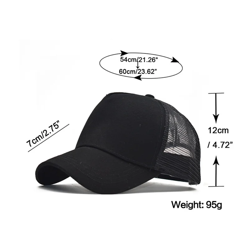 Бейсболка сетчатая для мужчин и женщин регулируемая шляпа от солнца с логотипом