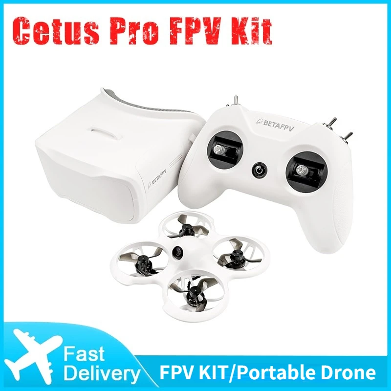 

BETAFPV Cetus PRO FPV Kit 5.8G Brushless RC Quadcopter Indoor Racing Drone Frsky D8 VR02 Goggles Literadio2 SE Transmitter Toys
