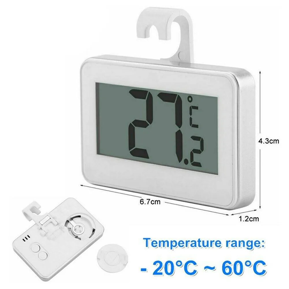 Водонепроницаемый термометр с ЖК дисплеем цифровой датчик влажности и