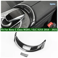 car accessories center console armrest box switch button cover trim fit for mercedes benz c class w205 glc x253 2016 2021