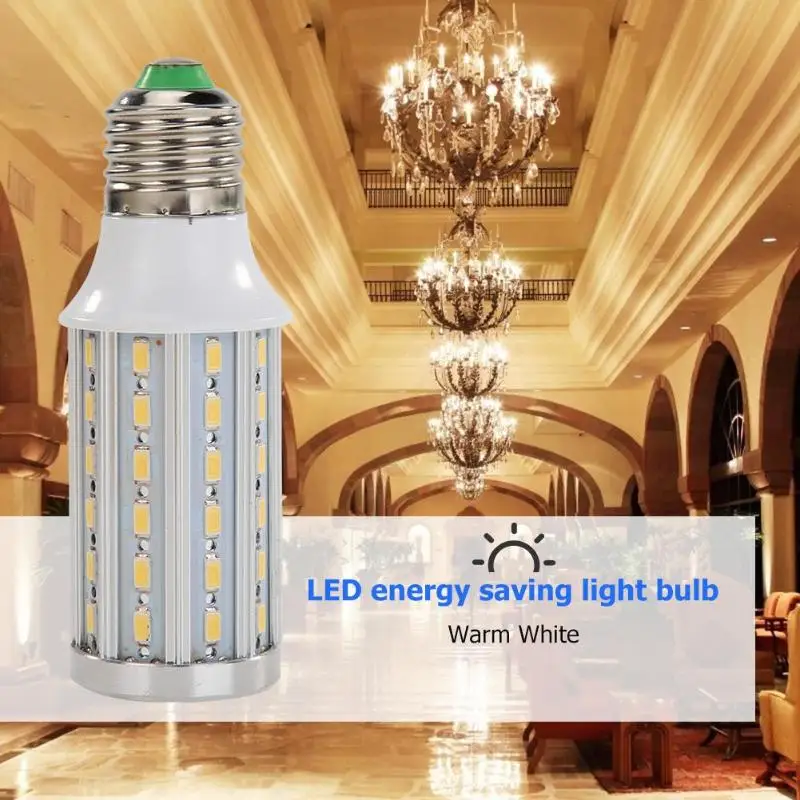 E27 лампа 15 Вт 5730SMD 60LED для дома гостиной кукурузная люстра светильник | Лампы и
