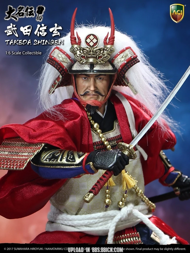 

ACI TOYS ACI-32 / SP 1/6 Japan's Warring States Suwahara Kusuke's famous biography Takeda Shingen Red Warrior Flower Armor