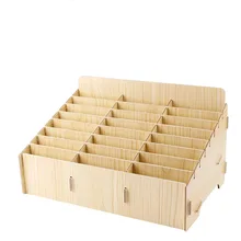 LUXIANZI Wooden Storage Box Tool Mobile Phone Desktop Mobile Organizer toolbox Screw Tweezers Repair Hand Tools Parts Boxs
