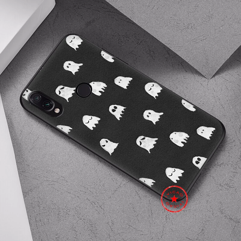 Белый милый мягкий чехол IYICAO Ghost для Xiaomi Redmi K20 8A 7A 7 S2 6 Pro 5 Plus силиконовый Go 5A 4X 4A |