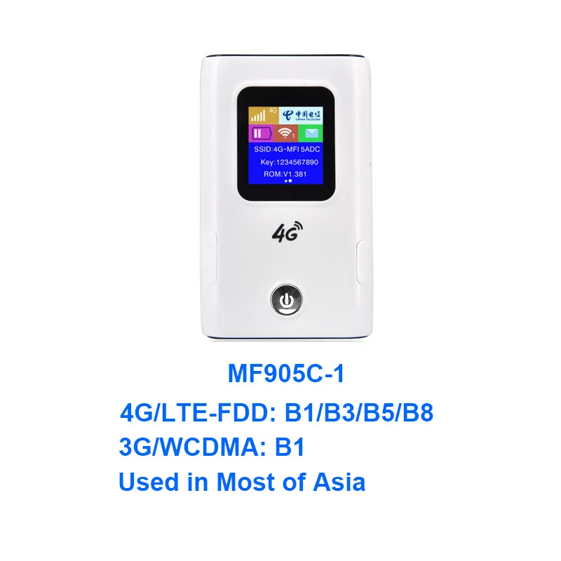 TIANJIE MF905C портативный внешний аккумулятор 6000 мАч 3G 4g LTE wifi беспроводной разблокированный 4G Роутер Карманный автомобильный wifi роутер с слотом для sim-карты - Цвет: MF905C-1