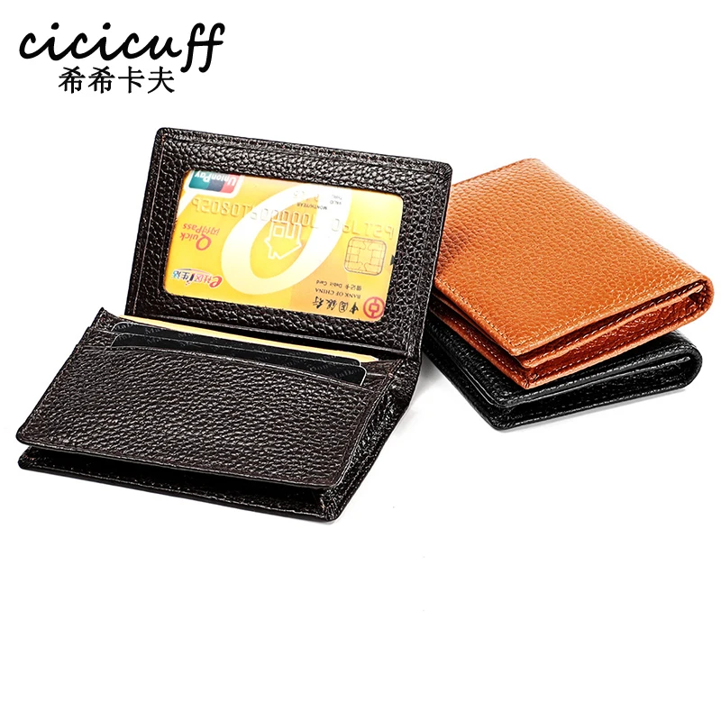

Men's Cow Leather Card Case RFID Women Business Card Holder RFID Blocking Wallet Cover ID Credit Card Holders with 22 Card Slots