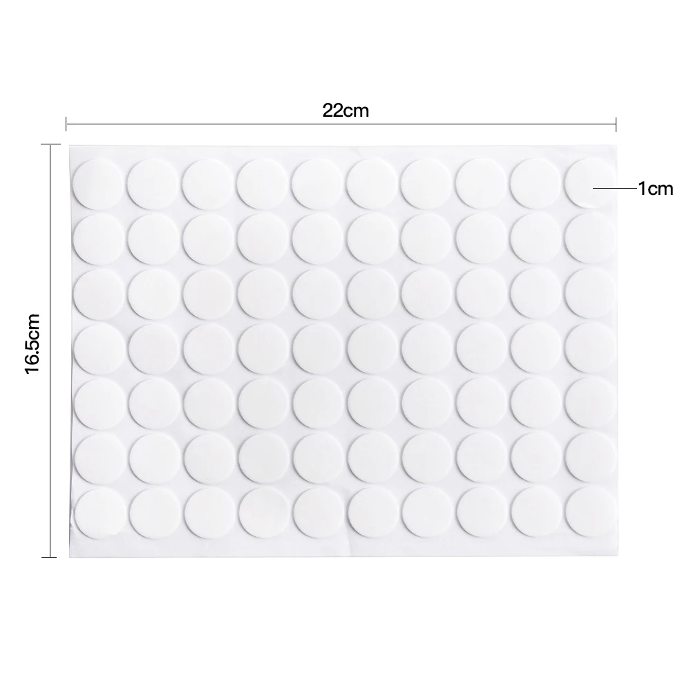 1 комплект прозрачные акриловые круглые Двусторонняя Волшебная самоклеящаяся