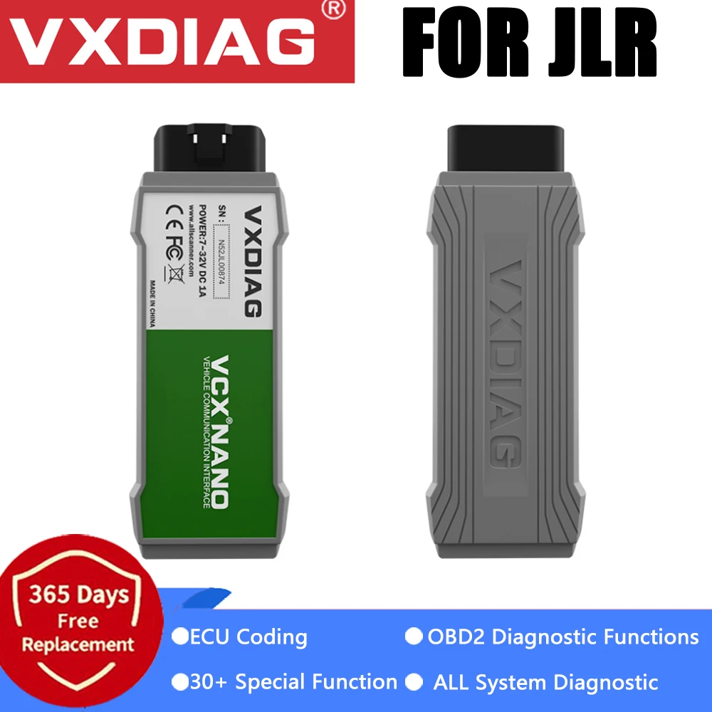 

VXDIAG FOR JLR OBD2 Automotive Scanner ECU Programmer ABS SRS A/F BRT DPF Oil Reset Professional OBD2 Auto Car Diagnostic Tool