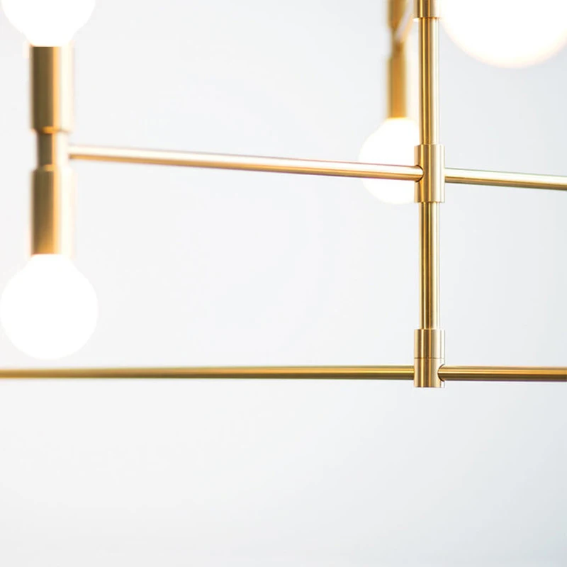 

Nordic modern style glass ball bubble iron herringbone branch pendant light living room restaurant bedroom lamp