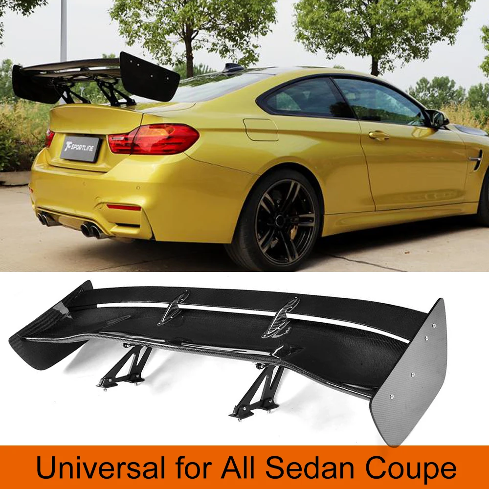 Универсальный Спойлер для заднего багажника из углеродного волокна BMW M3 M4 Audi A5 S5