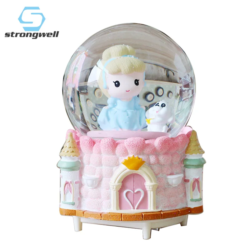 Мультяшная кукла Strongwell снежный шар хрустальный вращающаяся Рождественская