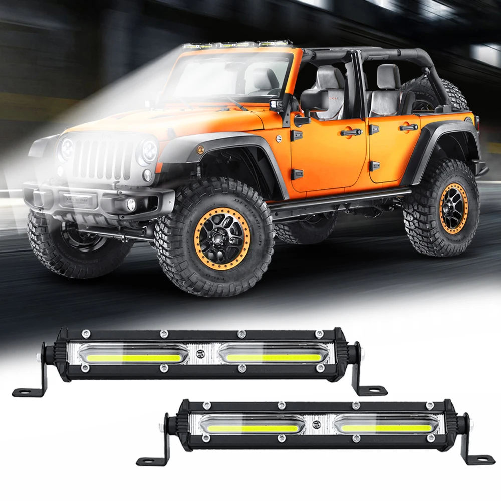 Белые рабочие огни DC 9V 30V 4000LM супер яркие сменные аксессуары|Световая