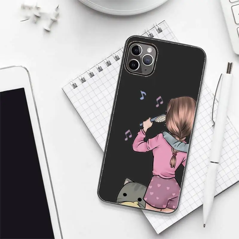 

Girls Bff Best Friends Forever Phone Case for iPhone 7 8 11 12 Pro X XS XR Samsung A S Note 9 10 21S 71 Plus pro Max funda