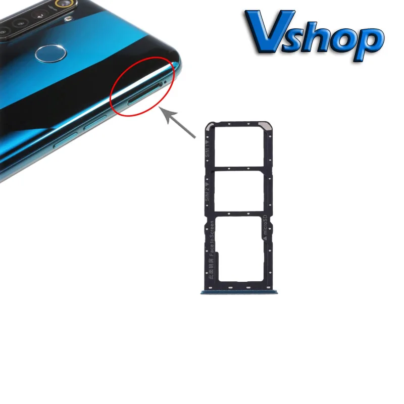 Лоток для sim карт Realme 5 Pro лоток памяти Micro SD OPPO Pro/Q мобильный телефон запасные