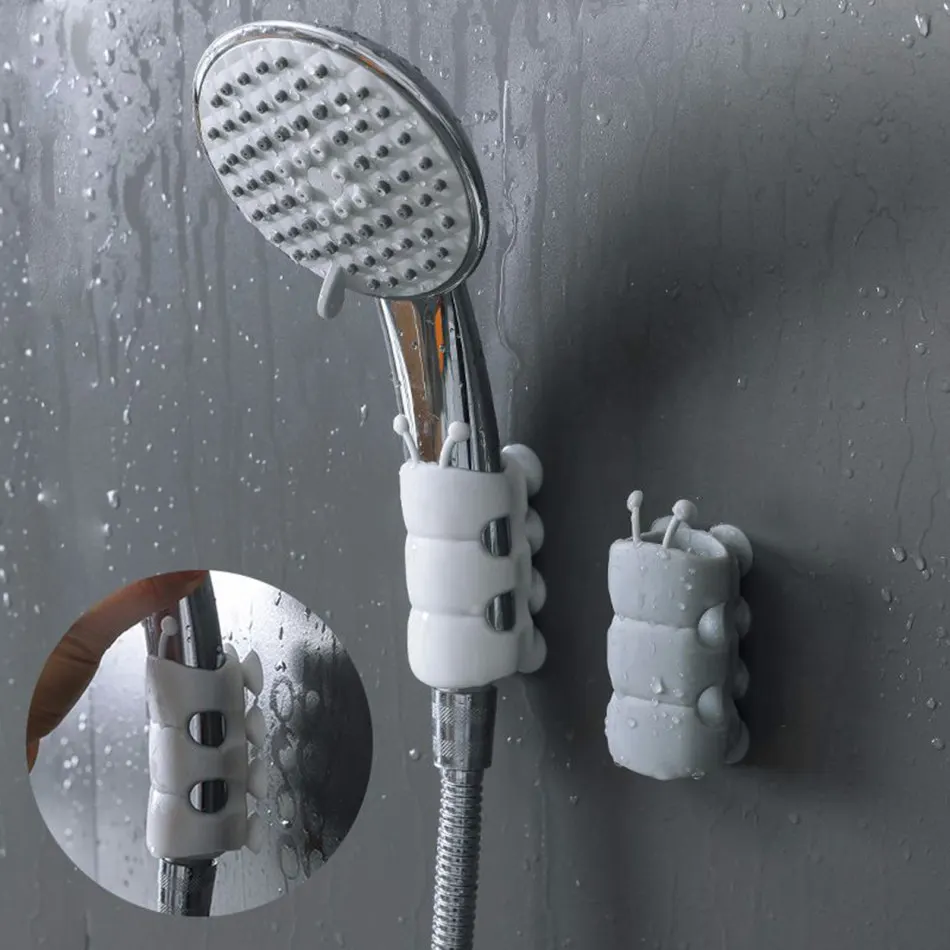 

Animal Shape Shower Head Holder Reusable Durable Suction Cup Shower Bracket Mount Bathroom Wall Rack Stand Bathroom Accessories