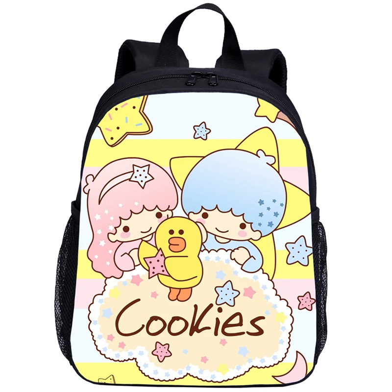 3D популярный детский рюкзак с рисунком из мультфильма Маленькие близнецы