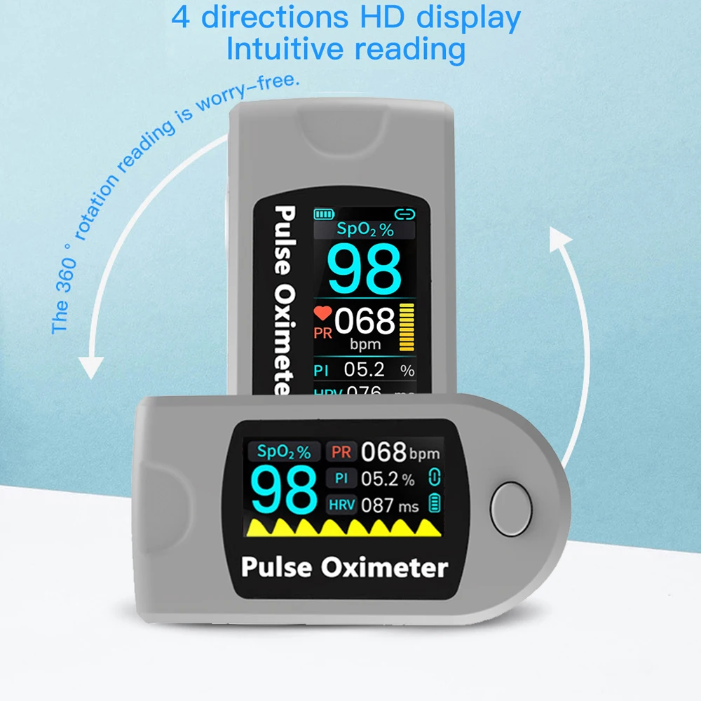 Измеритель пульса кислорода Bluetooth 5 1 Портативный насыщенности оксиметр Dedo