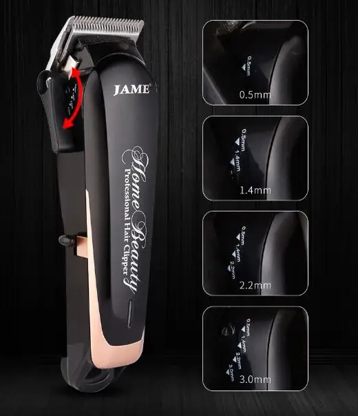 Профессиональный беспроводной триммер для волос резак из нержавеющей стали